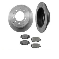 (2) Rear Brake Rotors & Ceramic Pads Fits 2006 Kia Sedona Van 31430 CD954