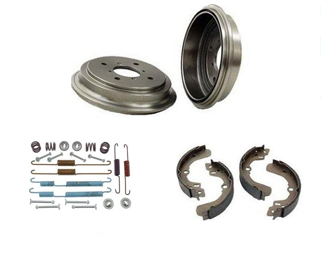 Para Hyundai Elantra y Tiburon 1997-2001, tambores de freno trasero, zapatas y resortes