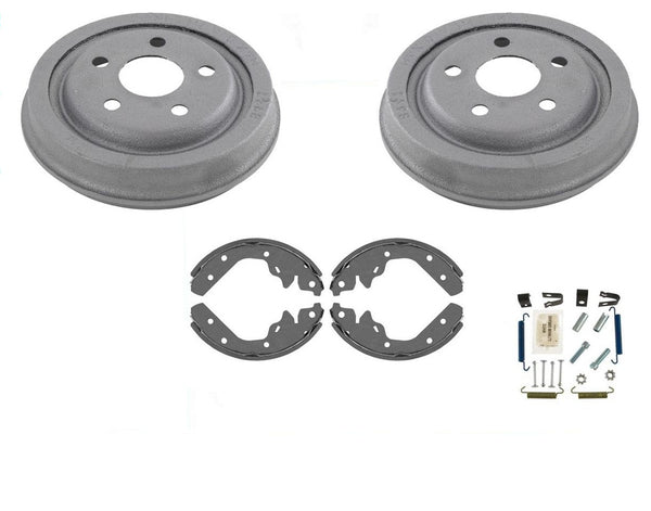 Fits For 95-05 Dodge Neon With 5 Stud Rear Brake Drum Drums & Shoes Hardware 4pc