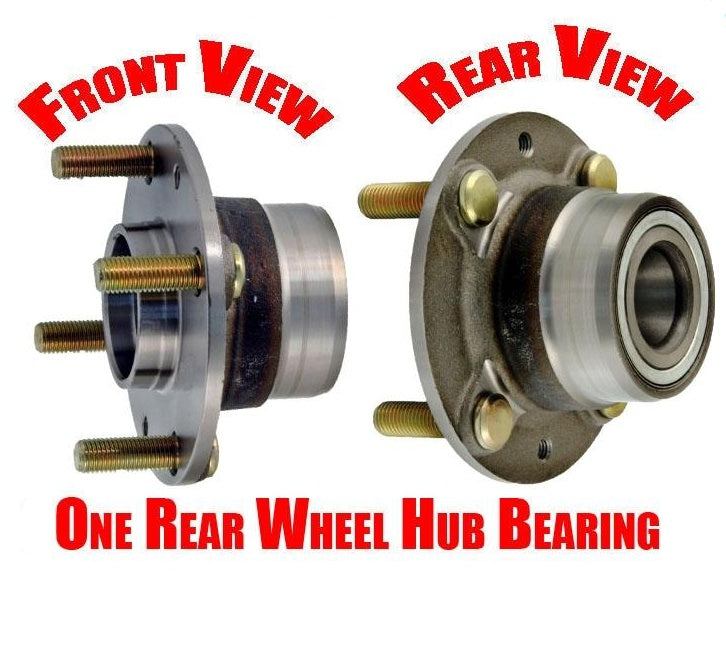 (1) REAR Wheel Bearing and Hub Assembly For 00-04 Spectra With REAR Drum Brakes