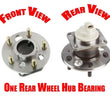 se adapta a modelos de ensamblaje ABS de cubo de rueda trasera Regal (1) 97-04 con frenos ABS de 4 ruedas