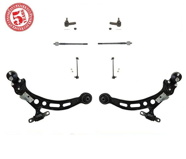 Front Lower Control Arm W/ Ball Joint Tie Rods & Links For Lexus RX300 99-03