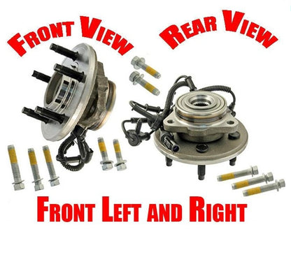 For 02-05 Explorer 4 Wheel Drive (2)  Tested Front Hub Wheel Assemblys