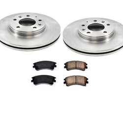 Front Disc Brake Rotor & Ceramic Brake Pads For 2003-2005 Mazda 6