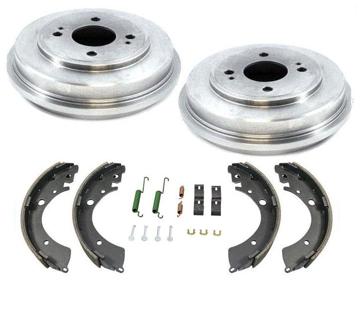 01-05 Civic 1.7L (2) Brake Drum & Brake Shoes + Brake Spring Combi Kit 4Pc