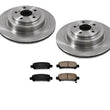 Rear Brake Rotors & Brake Pads For Subaru Legacy 2.5L Turbo 2005-2008