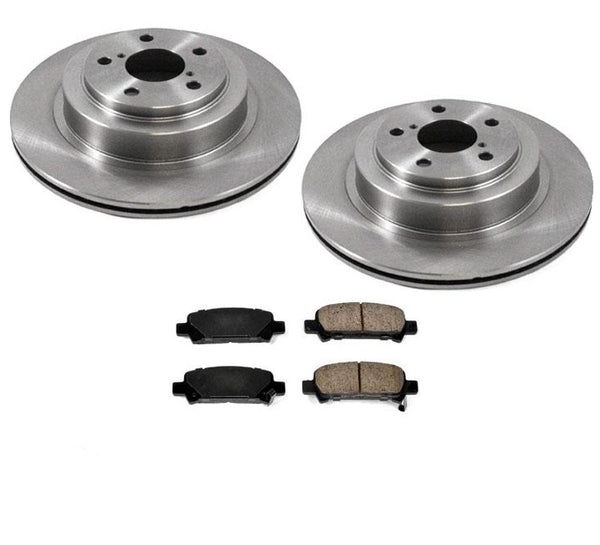 Rear Brake Rotors & Brake Pads For Subaru Legacy 2.5L Turbo 2005-2008