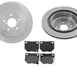 Rotores traseros y pastillas de freno para Subaru Impreza WRX 2.5L Turbo 2006-2007