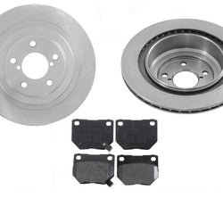 Rotores traseros y pastillas de freno para Subaru Impreza WRX 2.5L Turbo 2006-2007