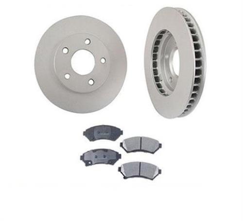 (2) Premium 55036 Disc Brake Rotor With CD699 Ceramic Front Pads
