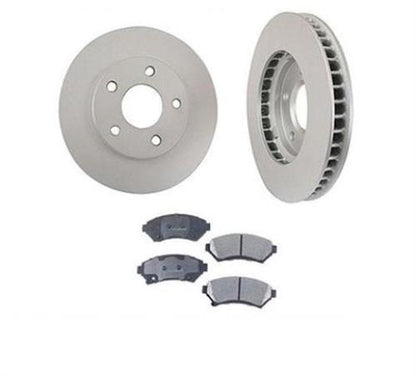(2) Premium 55036 Disc Brake Rotor With CD699 Ceramic Front Pads