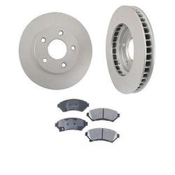 (2) Premium 55036 Disc Brake Rotor With CD699 Ceramic Front Pads
