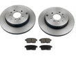 (2) Rear Brake Rotors & Ceramic Pads 100% All New for Mazda CX-9 07-15
