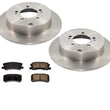 Rear Rotors & Ceramic Pads for Mitsubishi Outlander 07-08 Lancer Ralliart 09-13