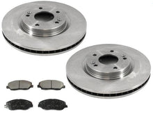 (2) FRONT Brake Rotors & Ceramic Brake Pads for Hyundai Santa Fe 07-09