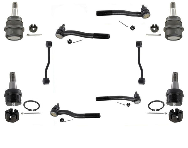 1999-2004 Jeep Grand Cherokee Ball Joints Tie Rods Sway Bar Links