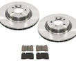 Fits 06-09 Range Rover Sport 4.2L Supercharged (2) Front Brake Rotors & Pads