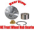 Torque Tested New Front Wheel Hub & Bearing For Nissan Altima 2.5L 2002-2006