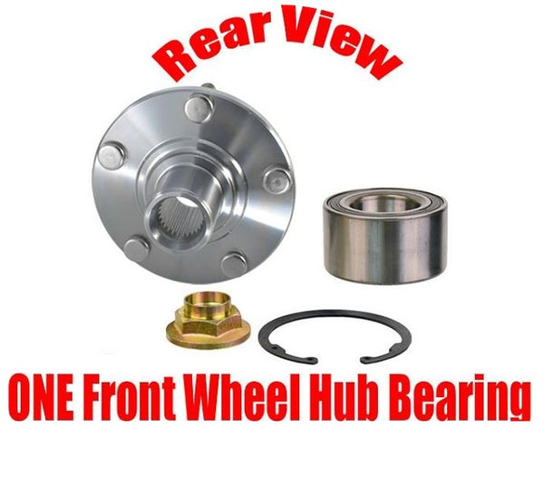 Torque Tested New Front Wheel Hub & Bearing For Nissan Altima 2.5L 2002-2006