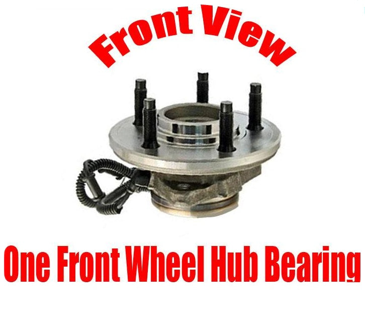 One Front Wheel Hub Bearing 4 Door 4 Wheel Drive Fits Ford Explorer 02-05