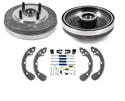 Rear Brake Drums and Shoes Springs with 4 Wheel ABS for Kia Rio 03-05