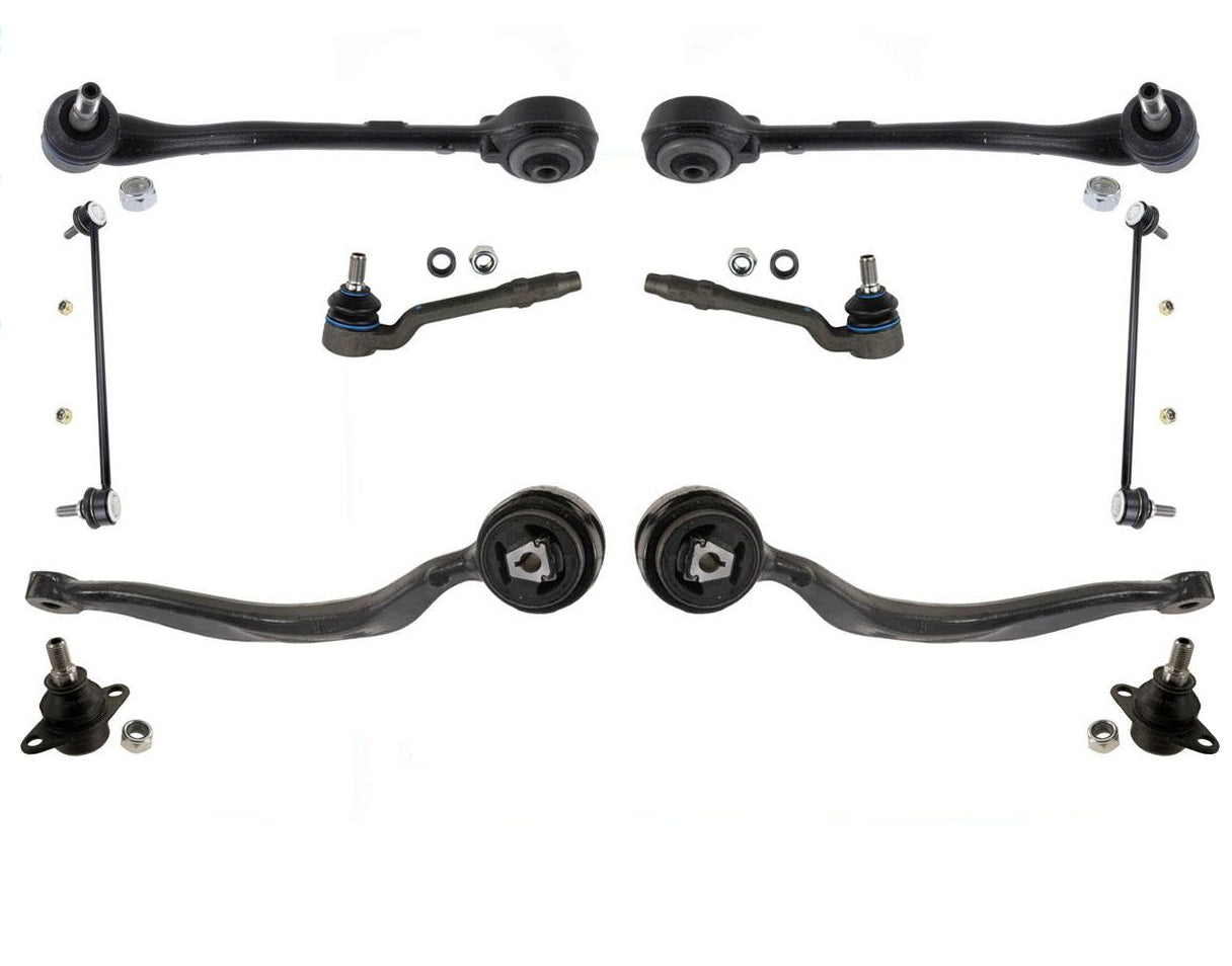 Front Control Arms Ball Joints Tie Rods Stabalizer Links For 2001-2005 BMW X5