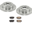 Nuevos rotores de freno traseros, pastillas de cerámica, tracción total para Toyota Matrix 2.4L 09-13