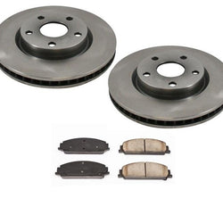 08-09 Pontiac G8 3.6L V6 Rotores de freno de disco delantero y pastillas de freno de cerámica