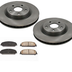 Para 08-09 Pontiac G8 6.0L GT V8 rotores de disco de freno delantero y pastillas de freno de cerámica