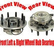 Conjunto de cojinete de cubo de rueda delantera 2006-2008 Dodge Ram 2500 3500 1500 Mega Cab (2)