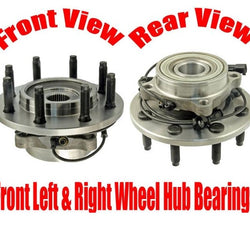 Conjunto de cojinete de cubo de rueda delantera 2006-2008 Dodge Ram 2500 3500 1500 Mega Cab (2)