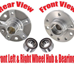 2 100% New Front Hub & Bearing Kits for 2001-2005 Saturn LS300 New