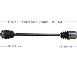 Fits 2006-2015 Toyota Yaris Passenger Side Complete CV Drive Axle Shaft New