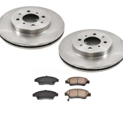 2009-2014 Honda Fit Rotores de disco de freno delantero y pastillas de cerámica 3295 1394