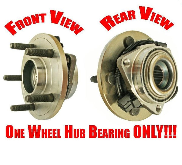 2005-2010 Dodge Dakota 4 Wheel ABS (1) Front Wheel and Bearing Hub Assembly