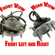 04-07 FREESTAR MONTEREY (2) 100% All New Front Hub Wheel Bearing Assemblies