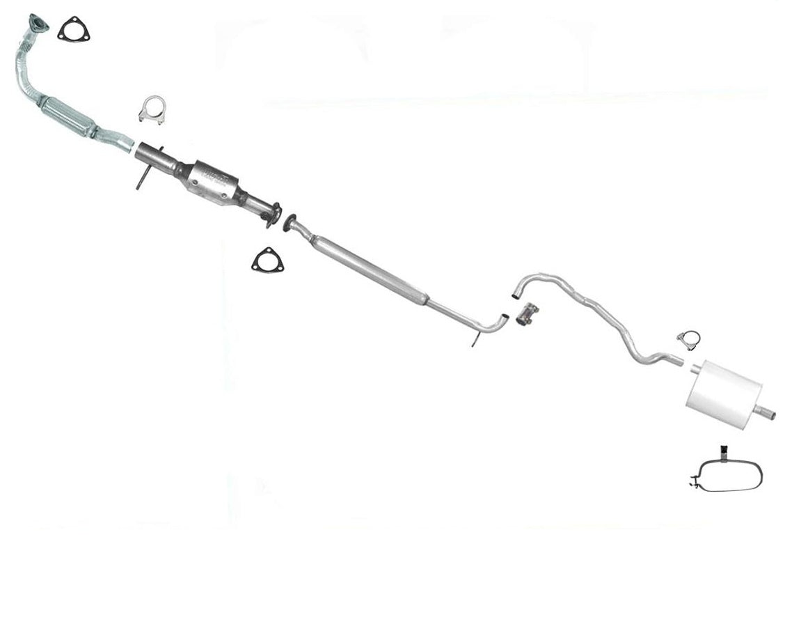 For Saturn Sedan Coupe Wagon Muffler FED EMI Exhaust Sys Front Pipe Converter