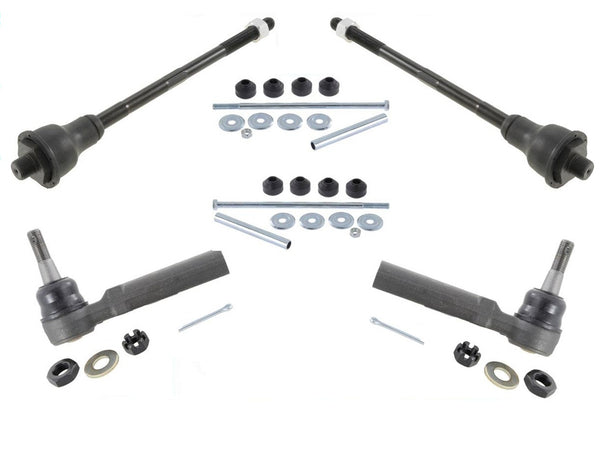 New Inner Outer Tie Rods Sway Bar Links for Chevrolet Tahoe 00-06 4 Wheel Drive