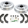 Fits For 2009 2014 Honda Fit Rear Brake Drum & Brake Shoes + Spring Kit 4pc