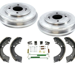 Fits For 2009 2014 Honda Fit Rear Brake Drum & Brake Shoes + Spring Kit 4pc