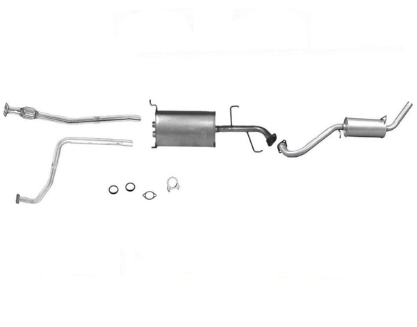 100% New Exhaust System with Pasenger Side Flex Pipe for Nissan Pathfinder 2001