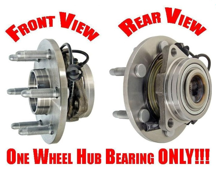 (1) Front Wheel Hub Bearing Assembly 07-2010 Chevrolet GMC 4X4 Sierra Silverado