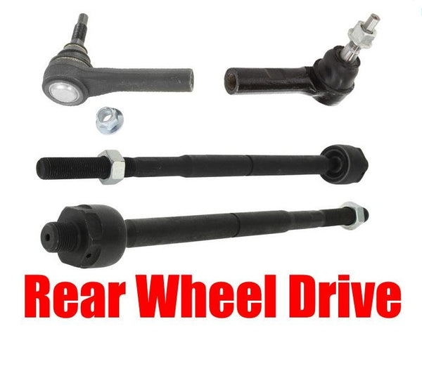 Inner Outer Tie Rods fits for Chrysler 300 Rear Wheel Drive 05-10