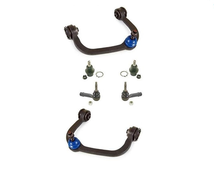 For Ford F150 04-08 Mark LT 06-08 Upper Control Arms Lower Ball Joint & Tie Rods