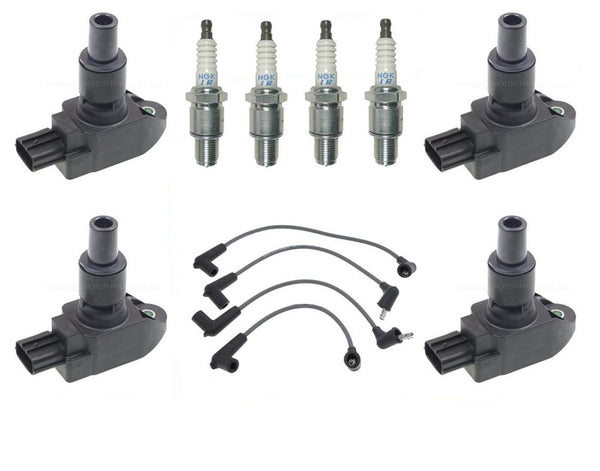 Ignition Coil Coils Wires Spark Plugs For Mazda RX-8 2004-2011 NGK New