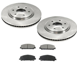 Nuevo juego de rotores de freno delantero y pastillas de freno de cerámica de 3 piezas para Nissan Armada 2007