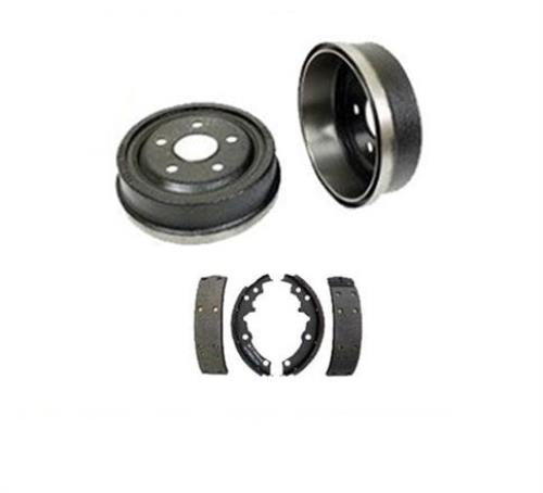 (2) 200MM 8 Inch GM Cars Rear 80008 Brake Drum -B553 Rear Shoes