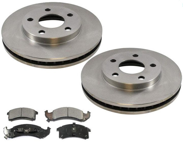 Rotores de freno delantero y pastillas de cerámica 100% nuevos para Pontiac Bonneville 1992-1993