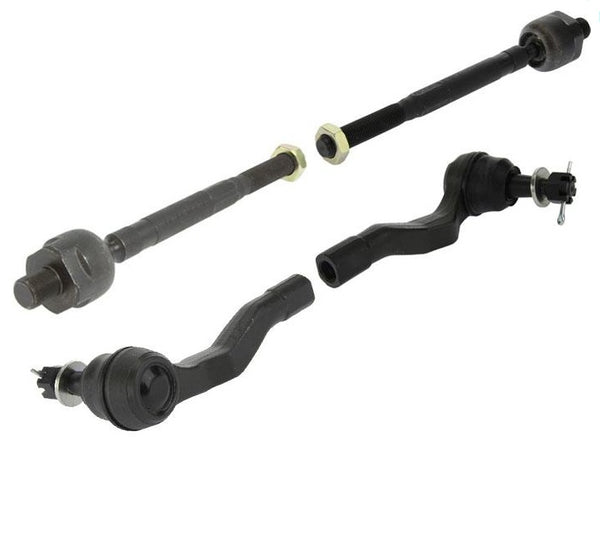 New Front New Inner and Outer Tie Rods for Infiniti G35 03-06 Rear Wheel Drive