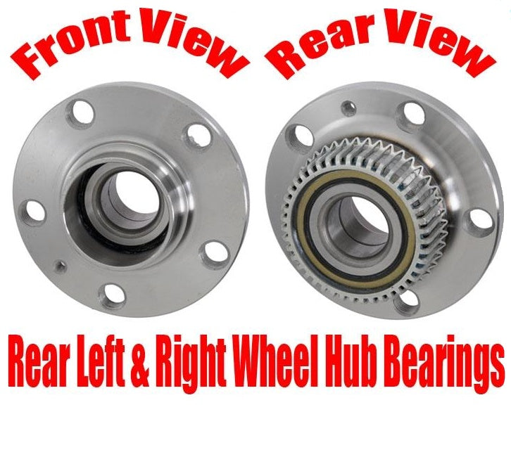 Rear Left and Right Wheel Hub Bearings for Volkswagen Jetta 1999-2005